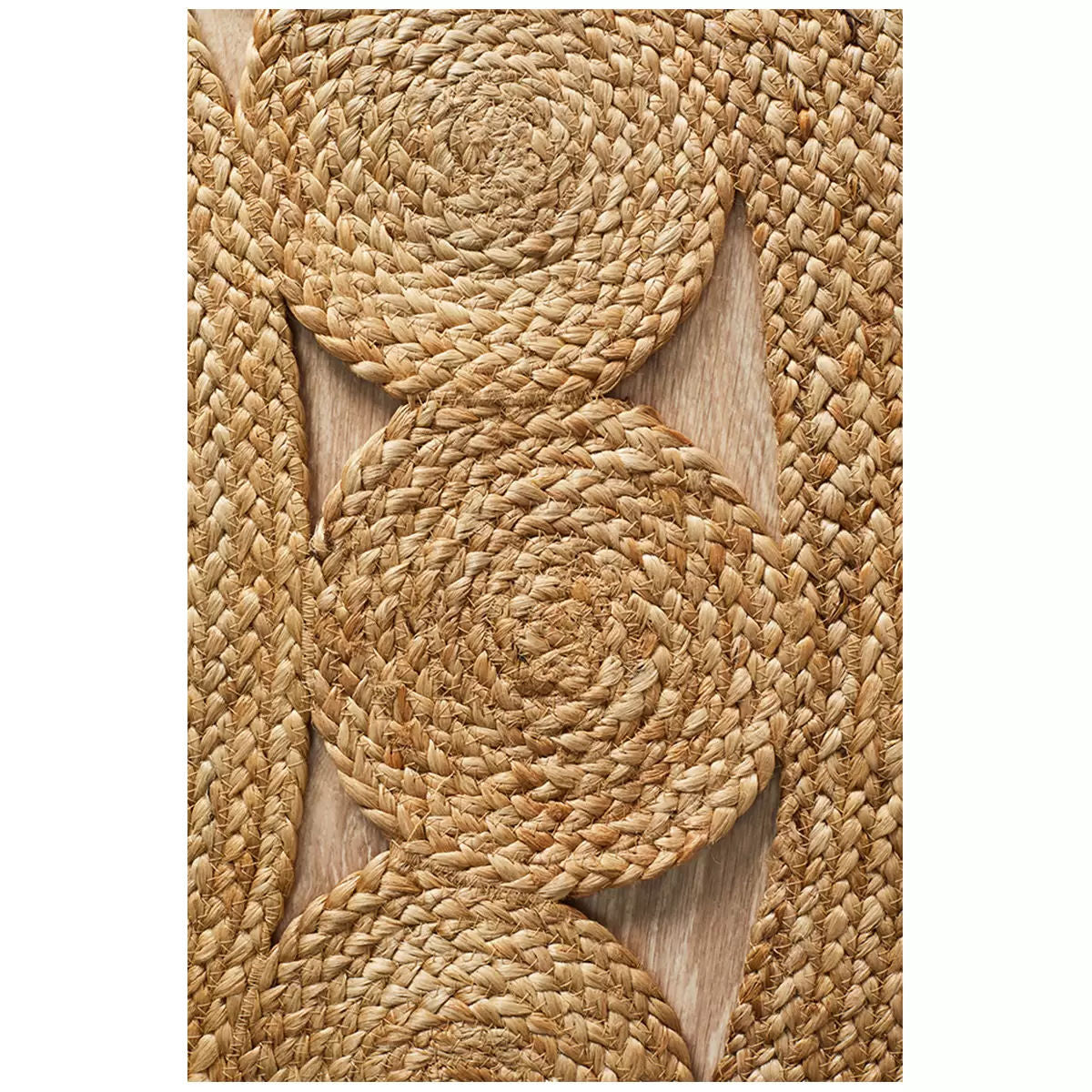Atrium pilu natural rug 200 x 200cm 4