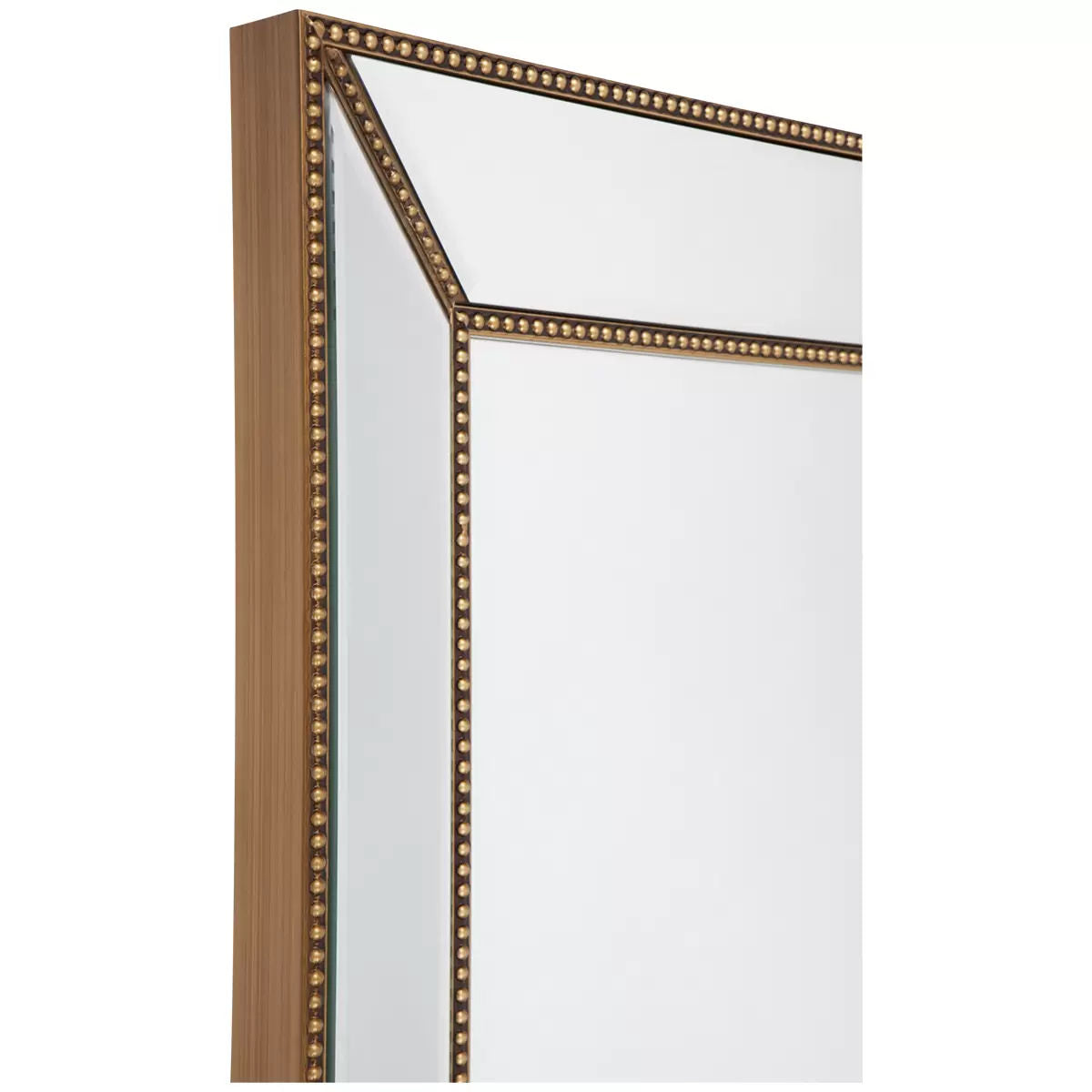 Zeta wall mirror large antique gold 3