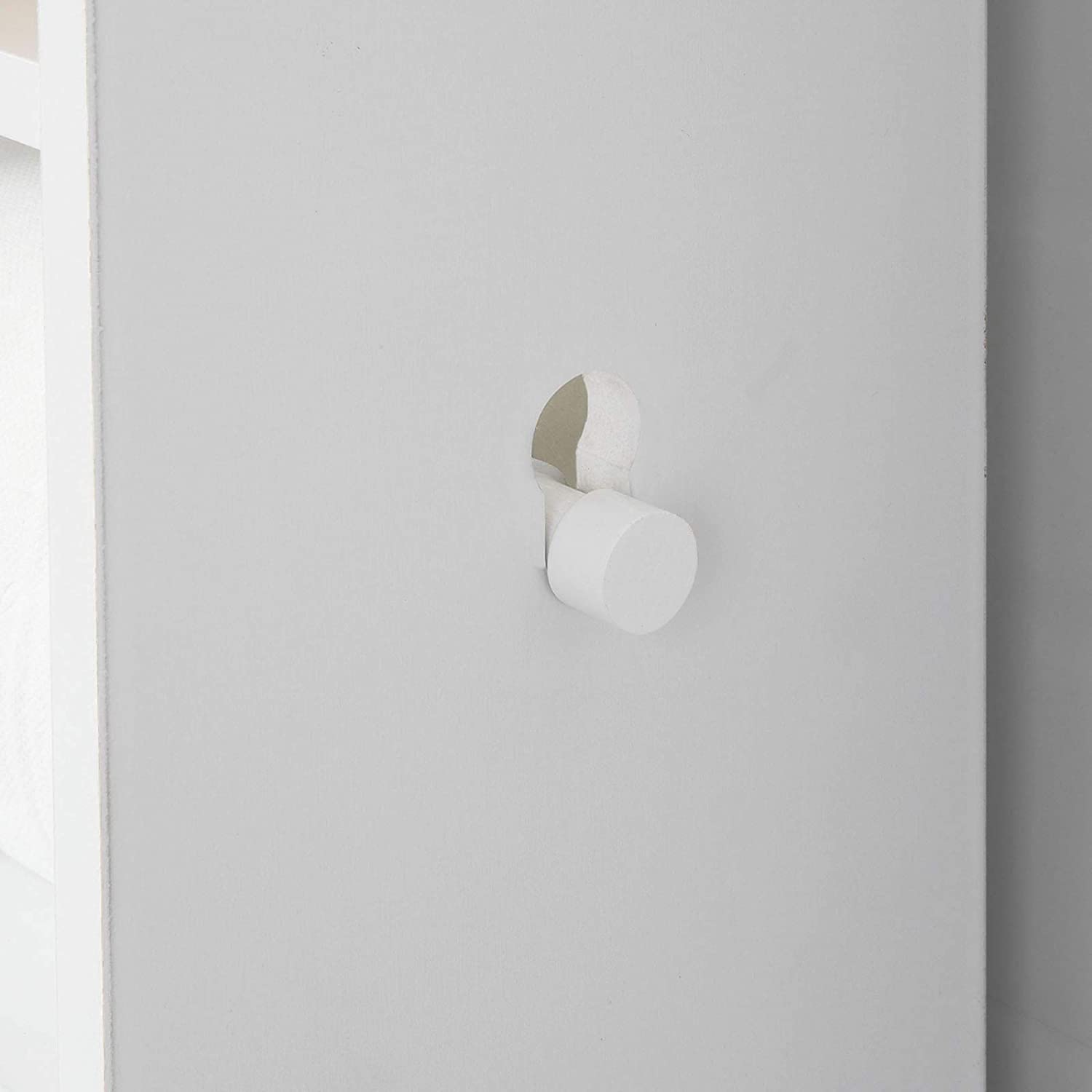 Toilet Paper Holder with Storage, Freestanding Cabinet, Toilet Brush Holder and Toilet Paper Dispenser 20x100x18 cm 9