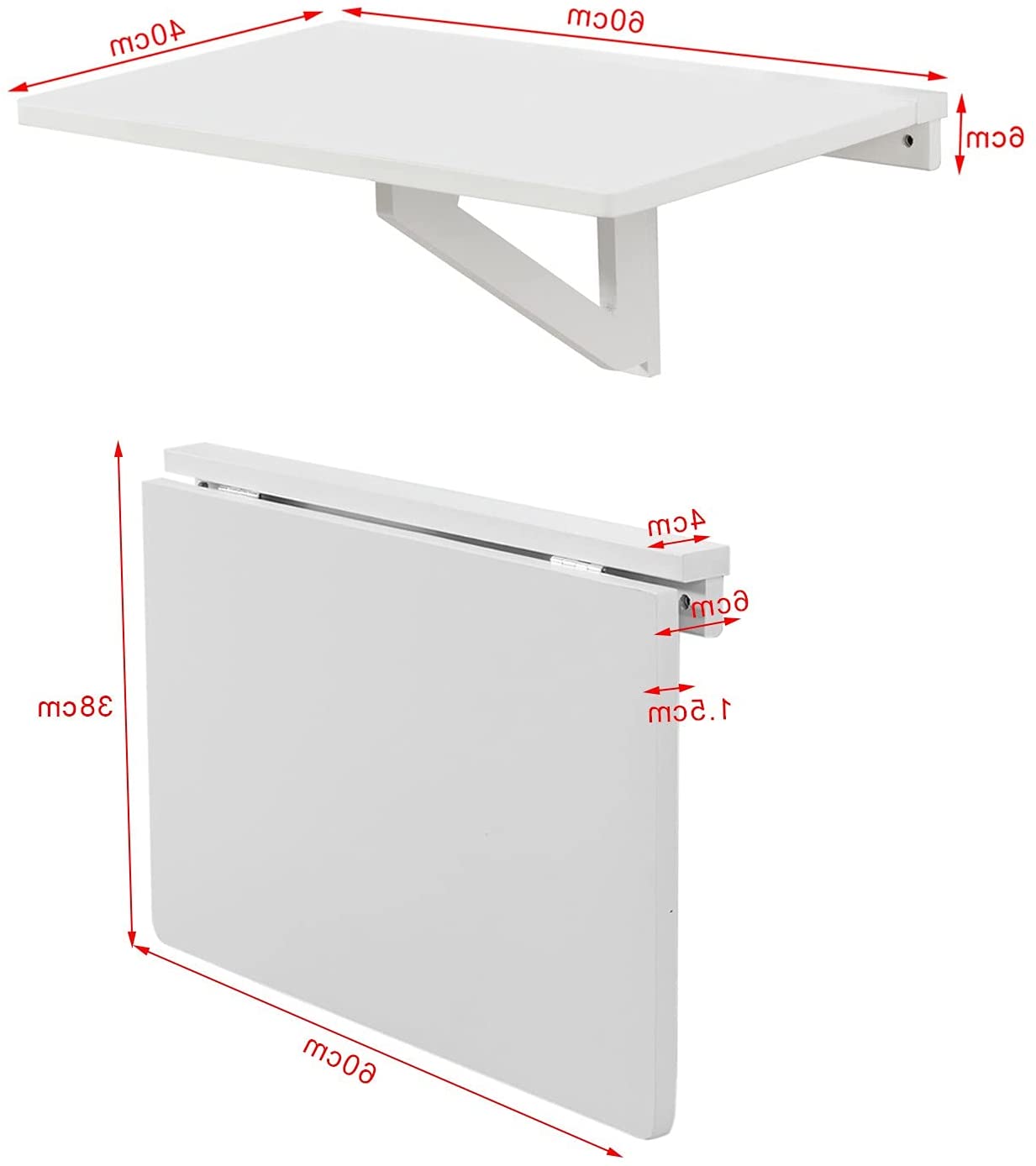 Kitchen Wall-Mounted Folding Table 5