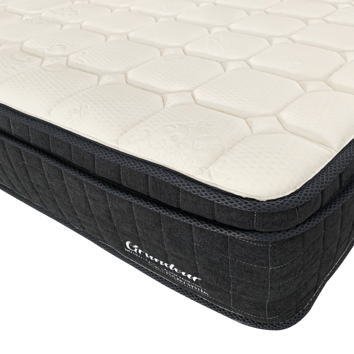 Grandeur King Single Mattress Latex Foam 7 Zone Pocket Spring 3