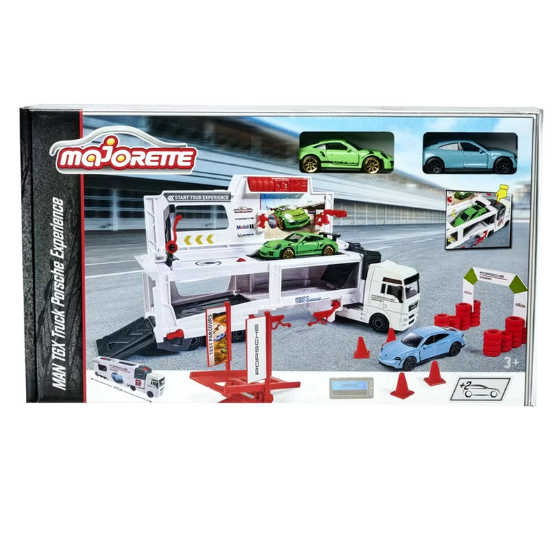 MAN TGX Porsche Experience Truck and 2 Cars 911 GT3 Taycan Playset 6
