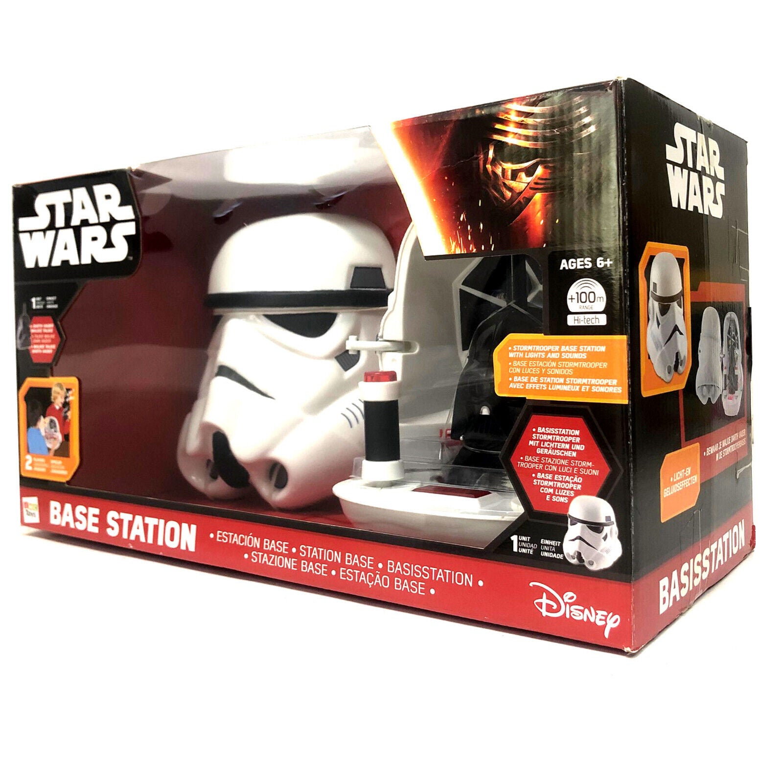 Star Wars Storm Trooper Darth Vader Base Station Light & Sound Talk 6+ 5