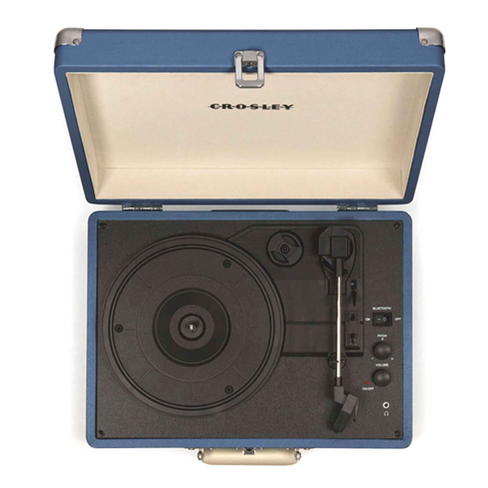 Crosley Cruiser Plus Bluetooth Turntable 3 Speed Blue 3