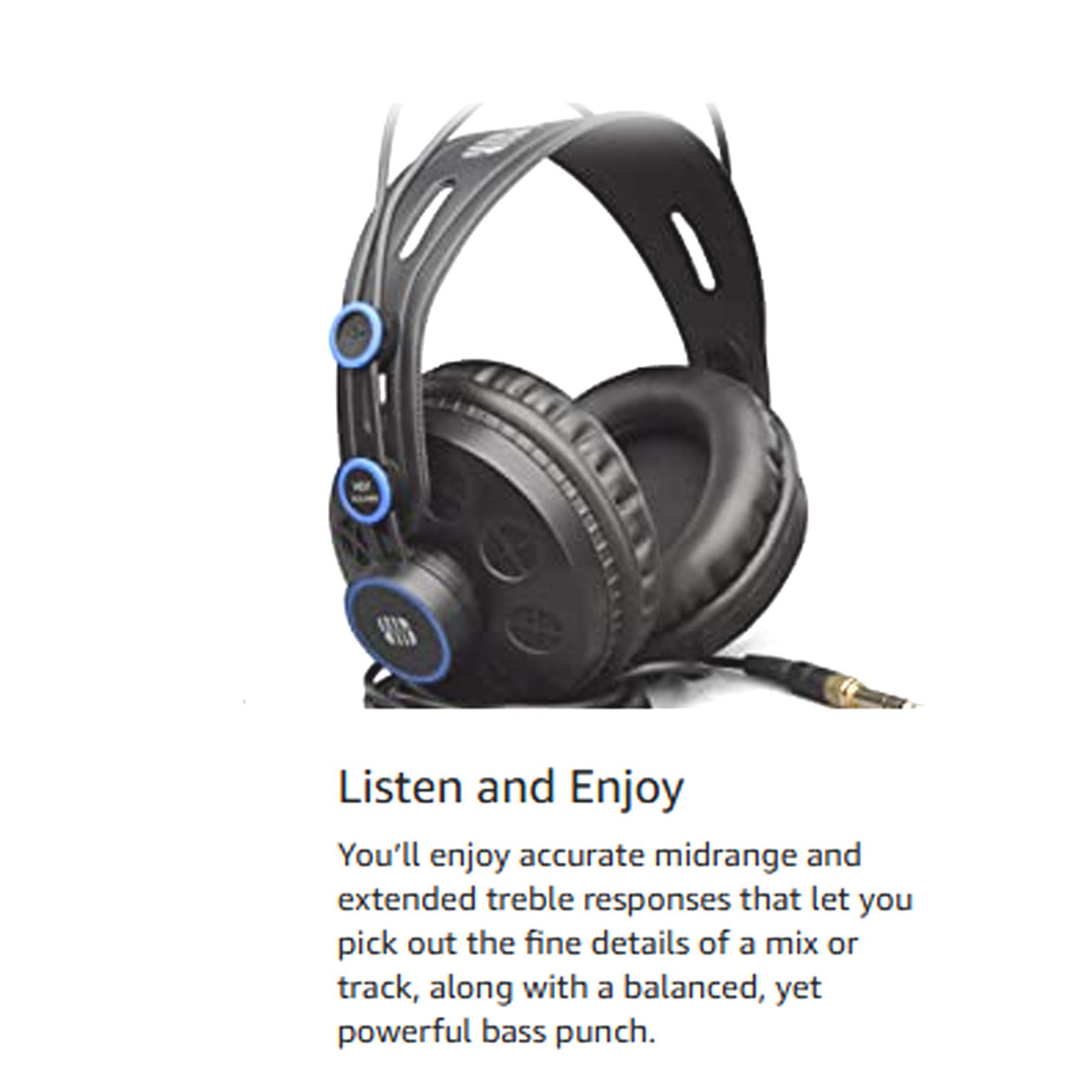Presonus HD7 Monitor Studio Wired Headphones with Bonus Broadcast Pack 3