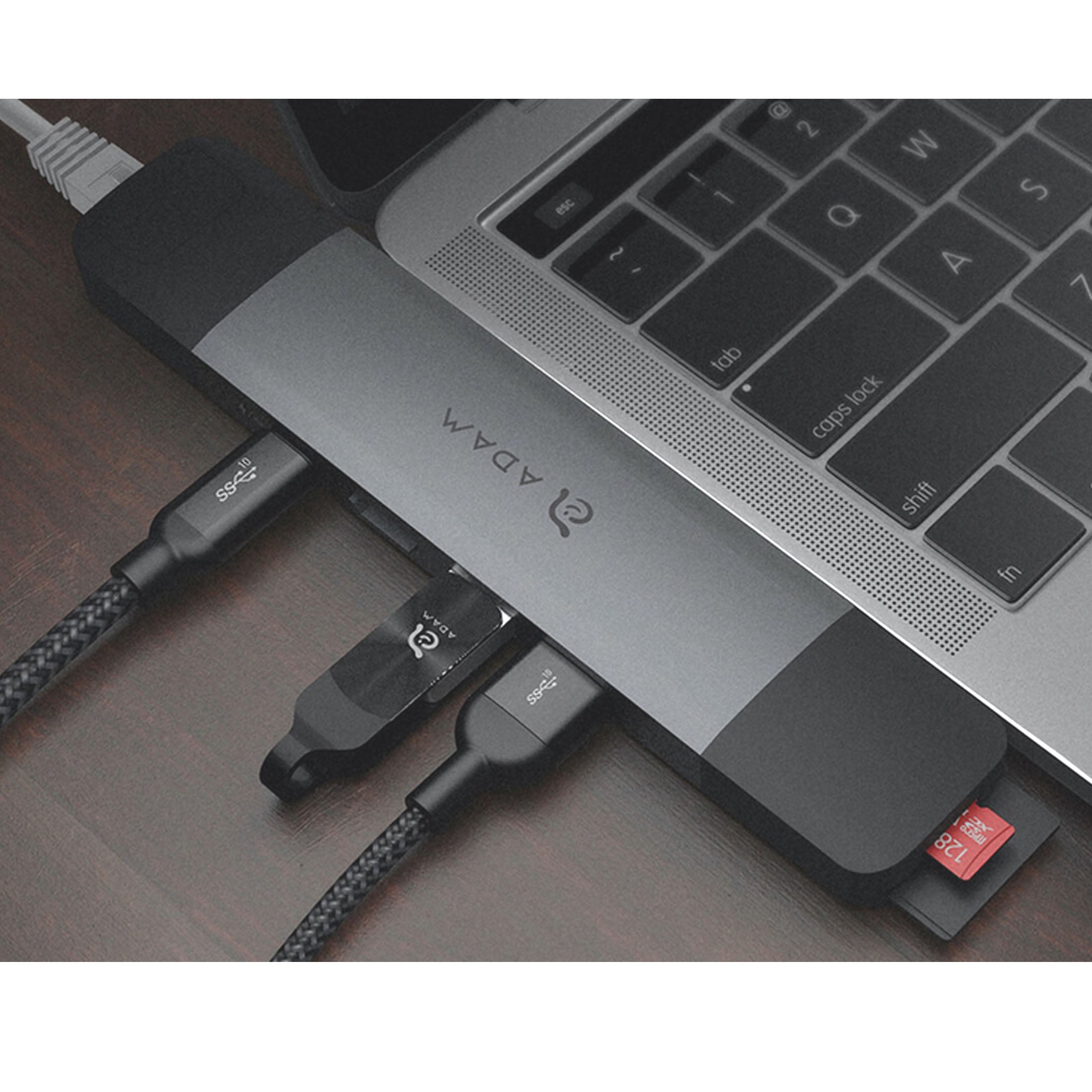 Adam Elements CASA HUB 10E SUPER DOCK USB-C TB3 8K HDMI Macbook Laptop 5