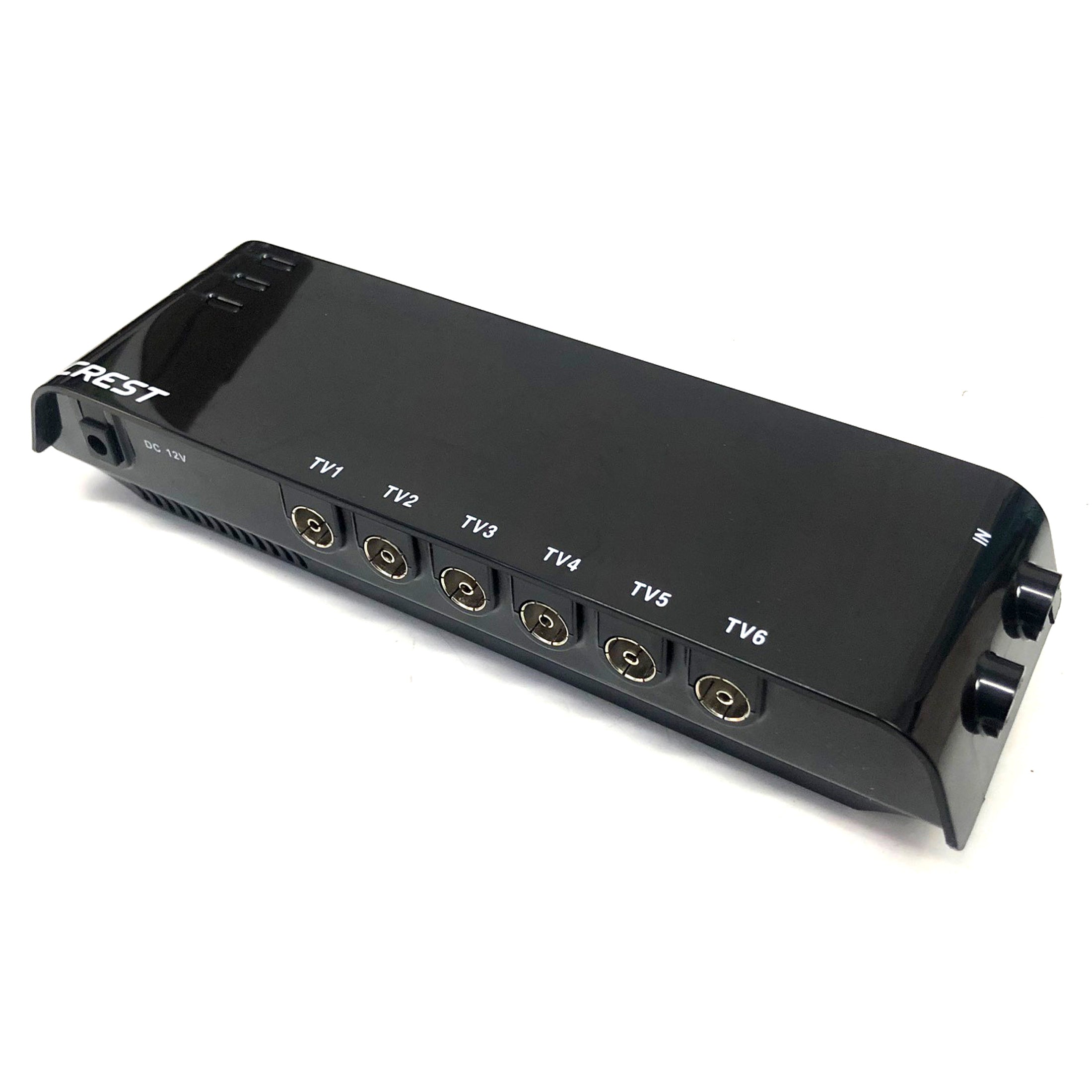 Crest UHF VHF Digital TV Signal Splitter Distributor 6 Outputs 3
