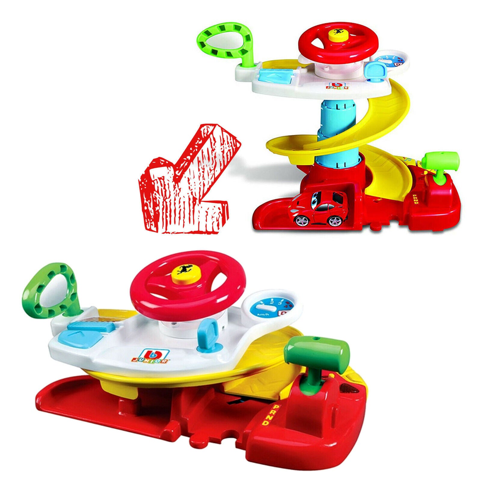BB Junior Ferrari Dash 2 in 1 Driving Tower with Car 3