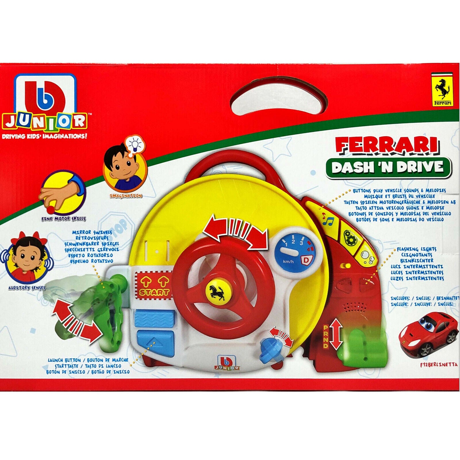 BB Junior Ferrari Dash 2 in 1 Driving Tower with Car 5