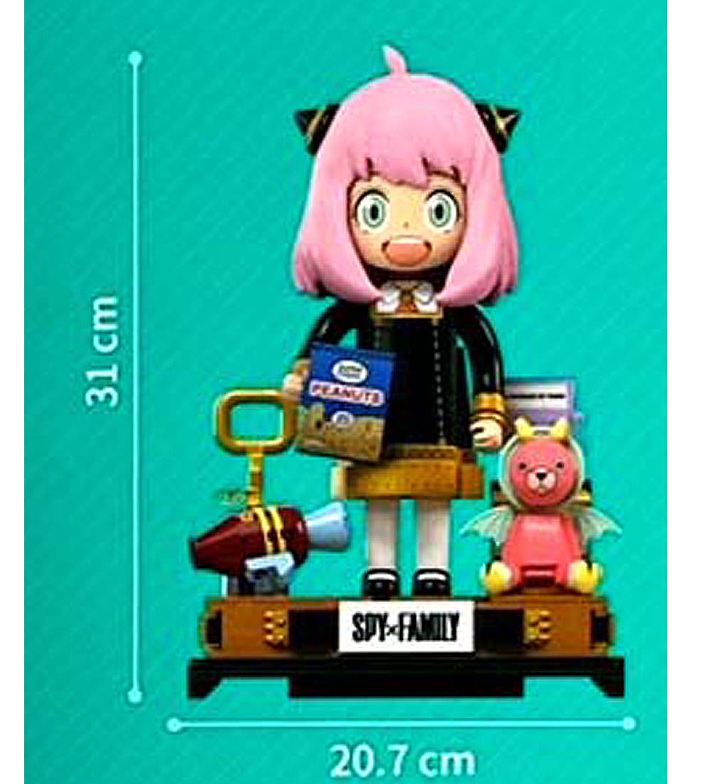 Kalos 31cm Anya Forger Face Changing Building Block Figure Spy X Family 5