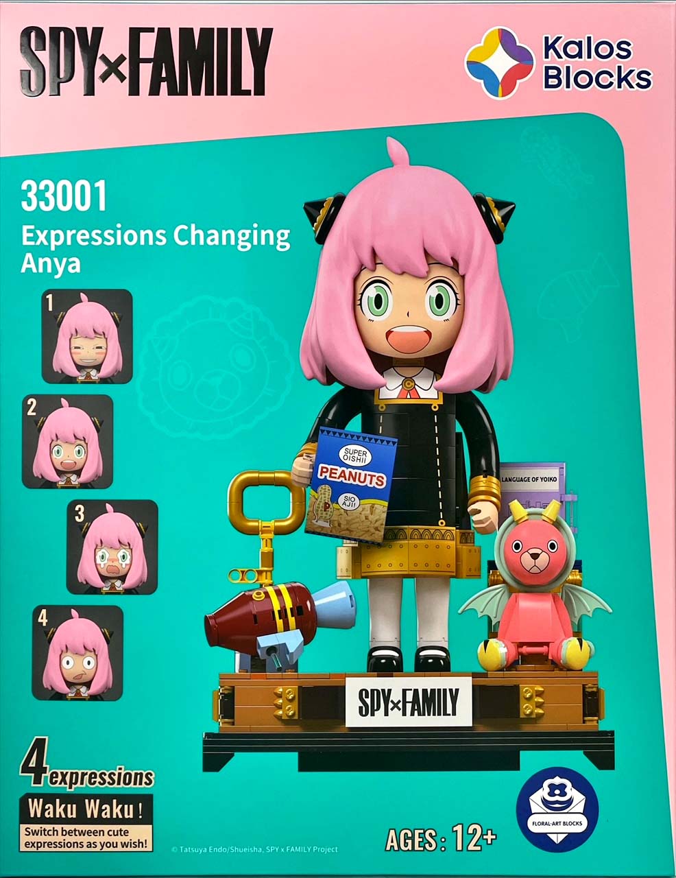 Kalos 31cm Anya Forger Face Changing Building Block Figure Spy X Family 6