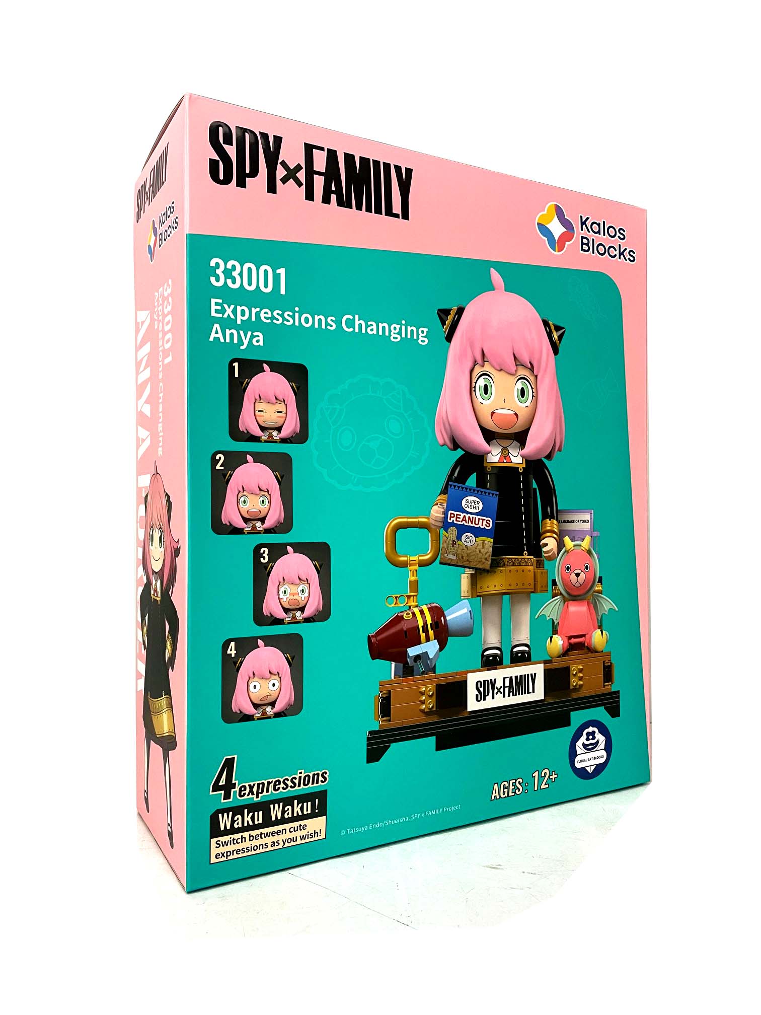 Kalos 31cm Anya Forger Face Changing Building Block Figure Spy X Family 8
