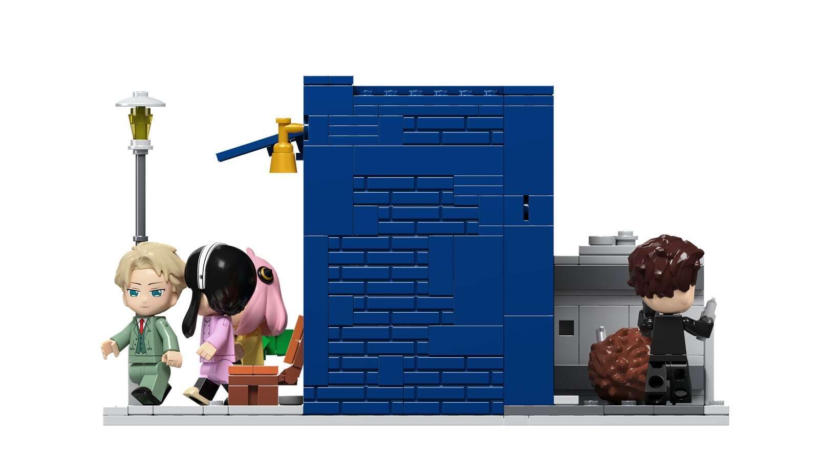 Kalos Spy X Family Forger Family's Adventure Building Block Set Tailor Shop 4