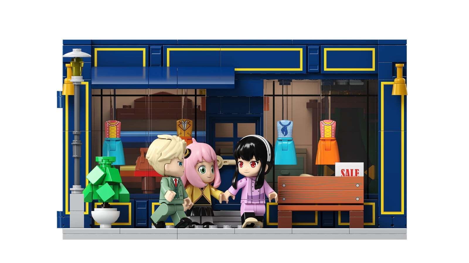 Kalos Spy X Family Forger Family's Adventure Building Block Set Tailor Shop 5
