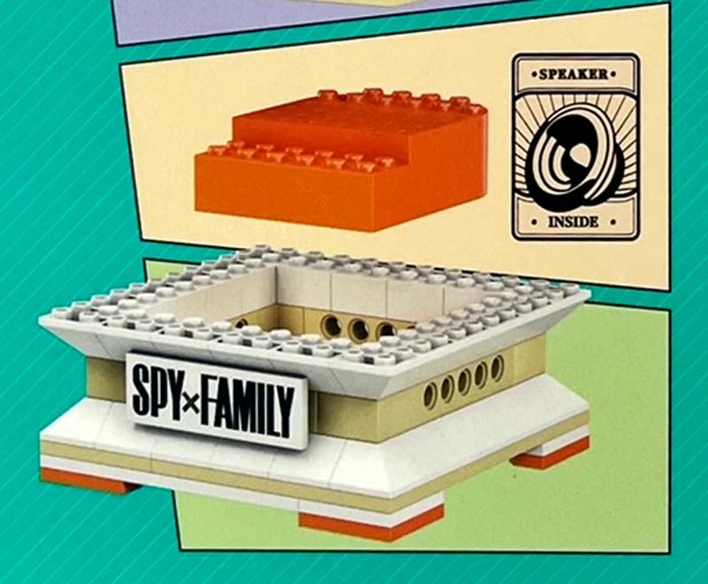 Kalos Spy X Family Anya Forger Building Block Bluetooth Speaker 4