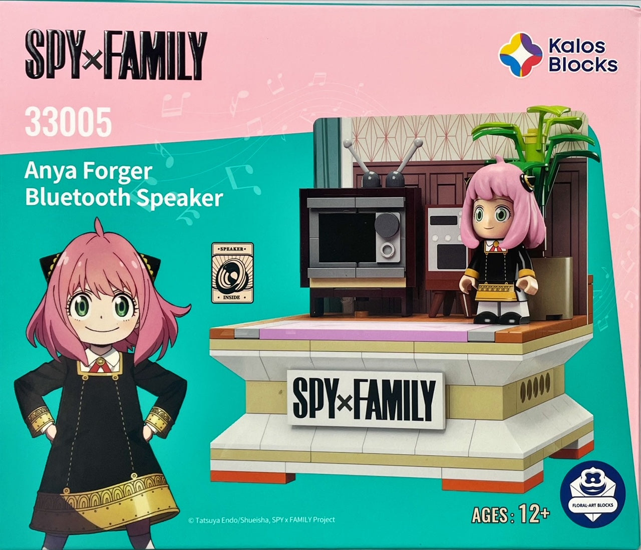 Kalos Spy X Family Anya Forger Building Block Bluetooth Speaker 6