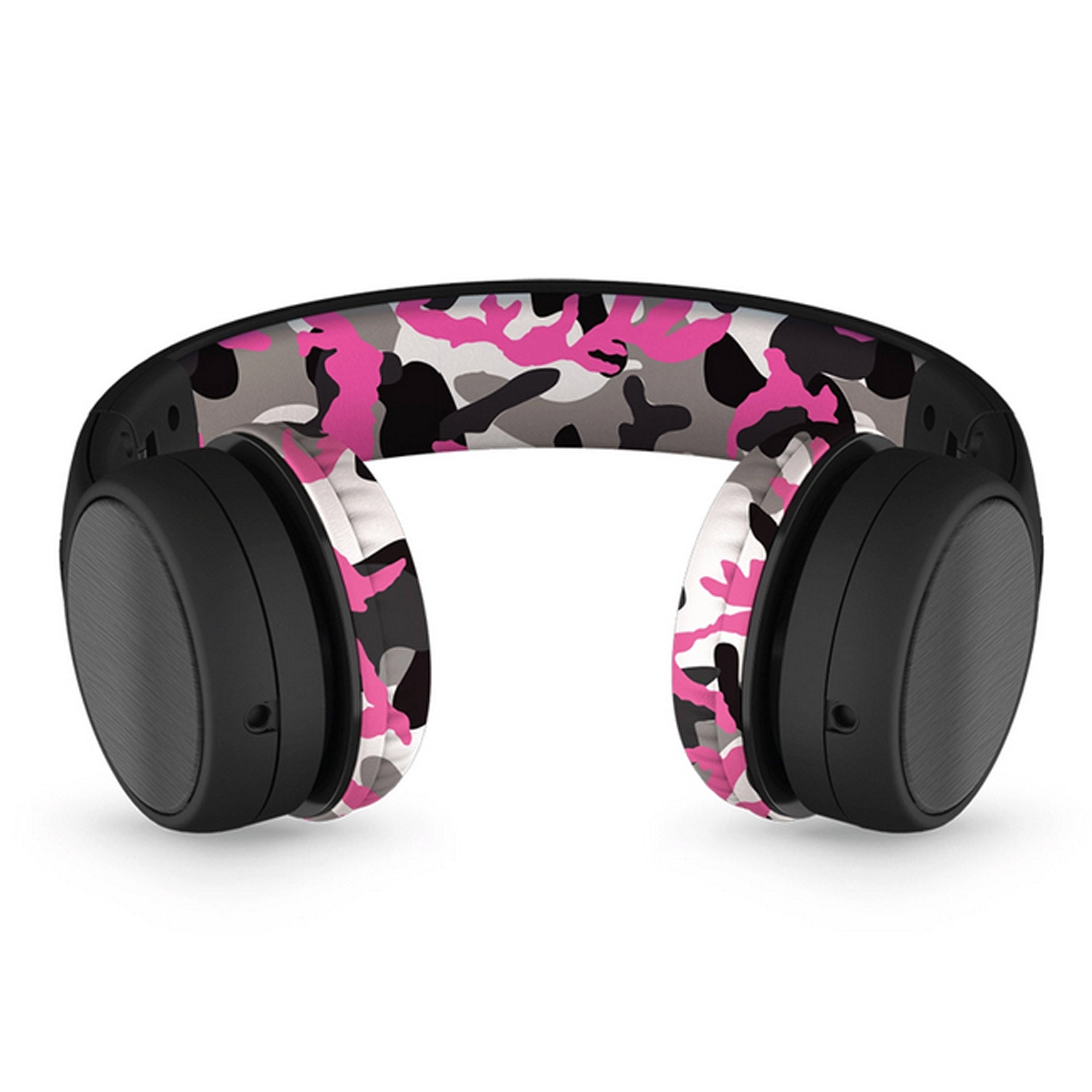 LilGadgets Connect + Childrens Kids Wired Headphones Pink Camo 4
