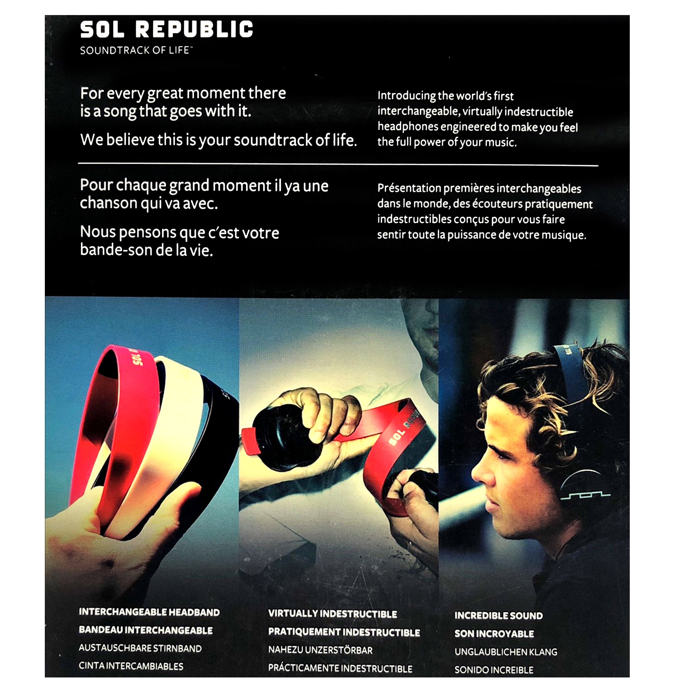 SOL Republic Tracks HD High Def V10 Headphones On Ear Wired Red 6