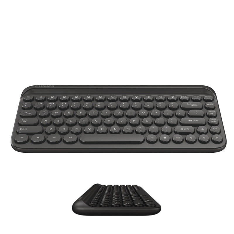 Philips Wireless Compact Keyboard BT 2.4Ghz Bluetooth Multi Device SPK6624 6