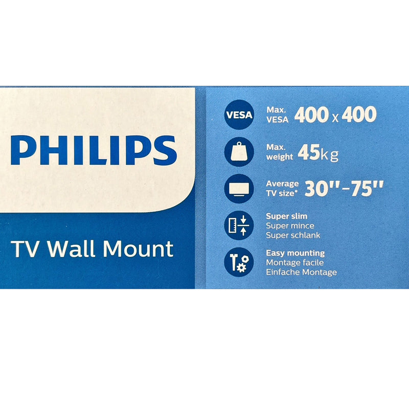 Philips Tilt TV Monitor Wall Mount Bracket for 32 40 55 65 70 75 Inch Universal SQM7442 4