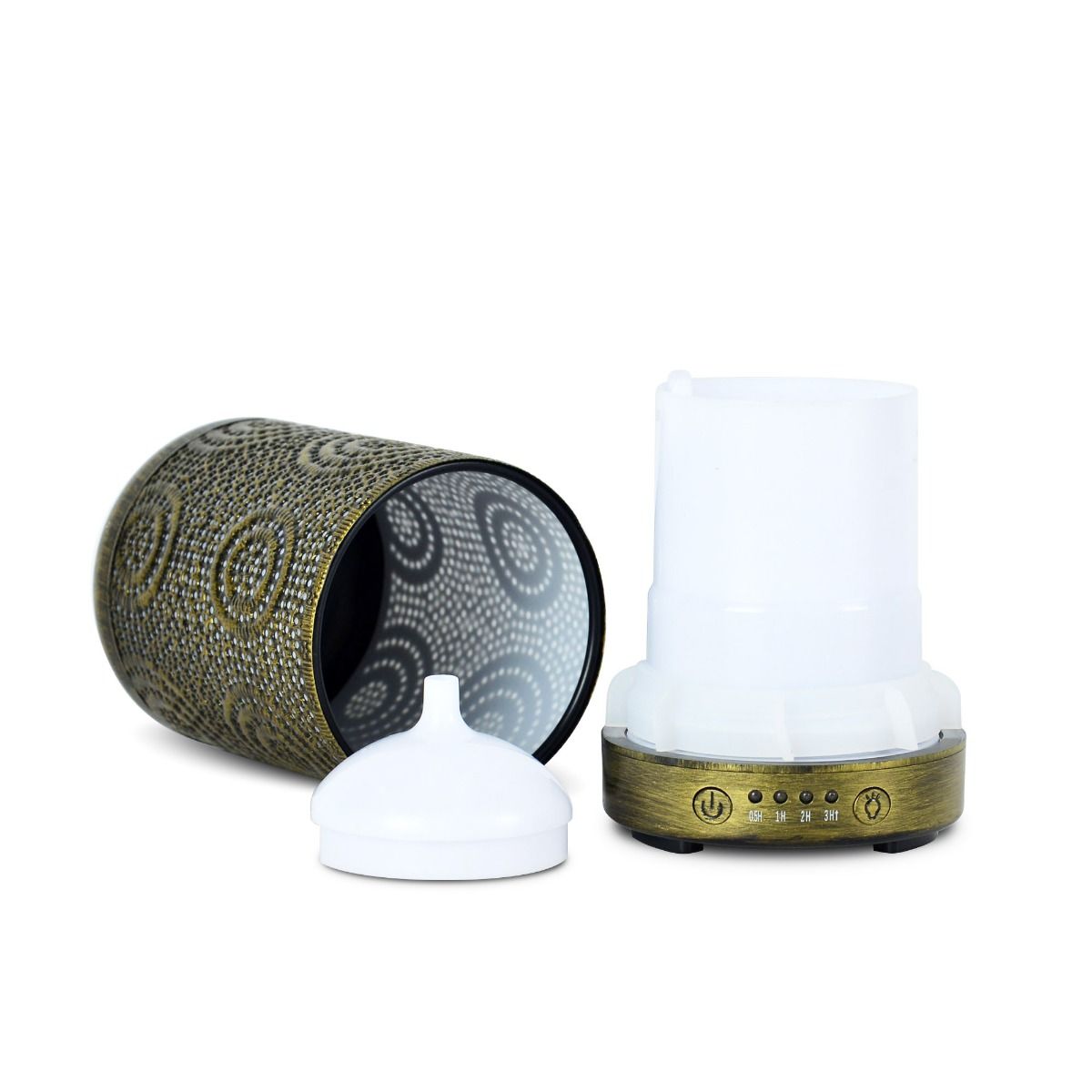 activiva 100ml Metal Essential Oil and Aroma Diffuser-Vintage Gold 5