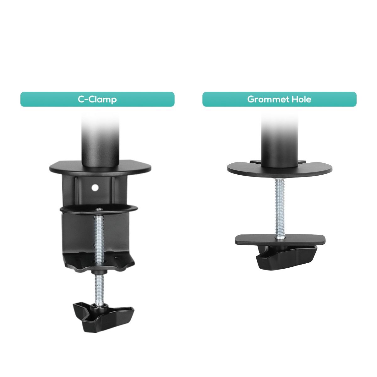 activiva Dual-Screen Articulating Vertical Monitor Arm 5