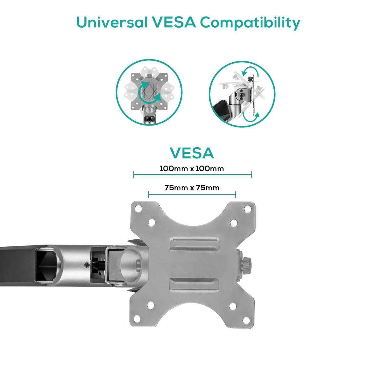 activiva Heavy Duty Single Monitor Screen Gas Spring Monitor Arm 3