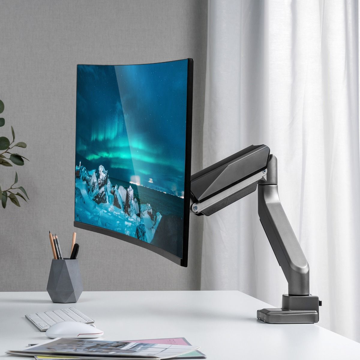 activiva Heavy Duty Single Monitor Screen Gas Spring Monitor Arm 6