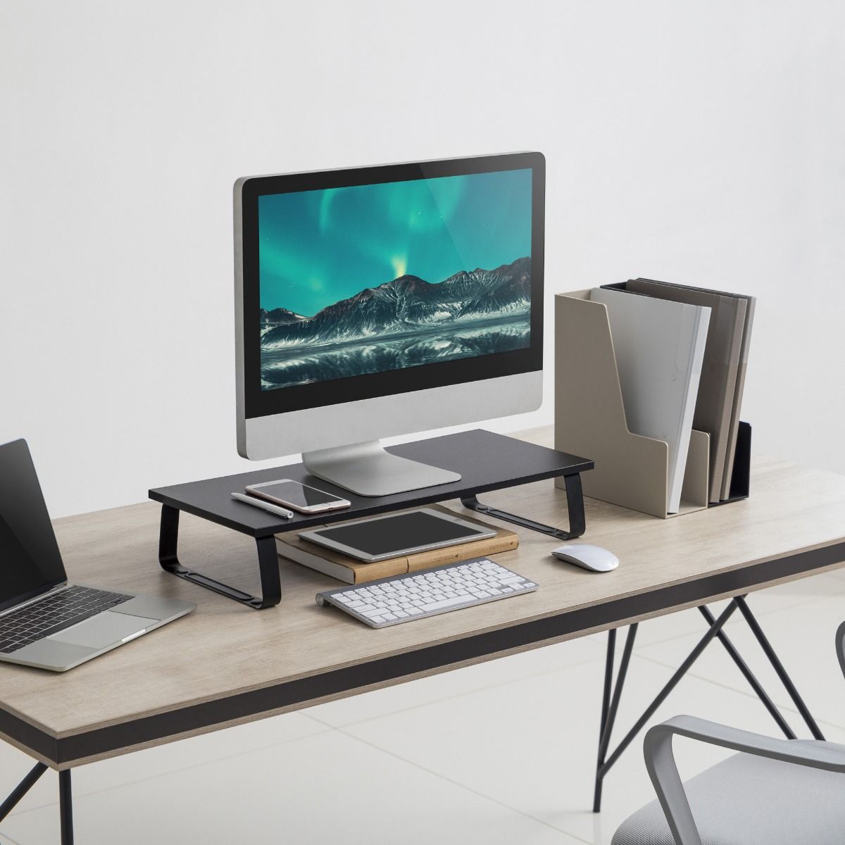activiva Ergolife Black Monitor Stand Riser 6
