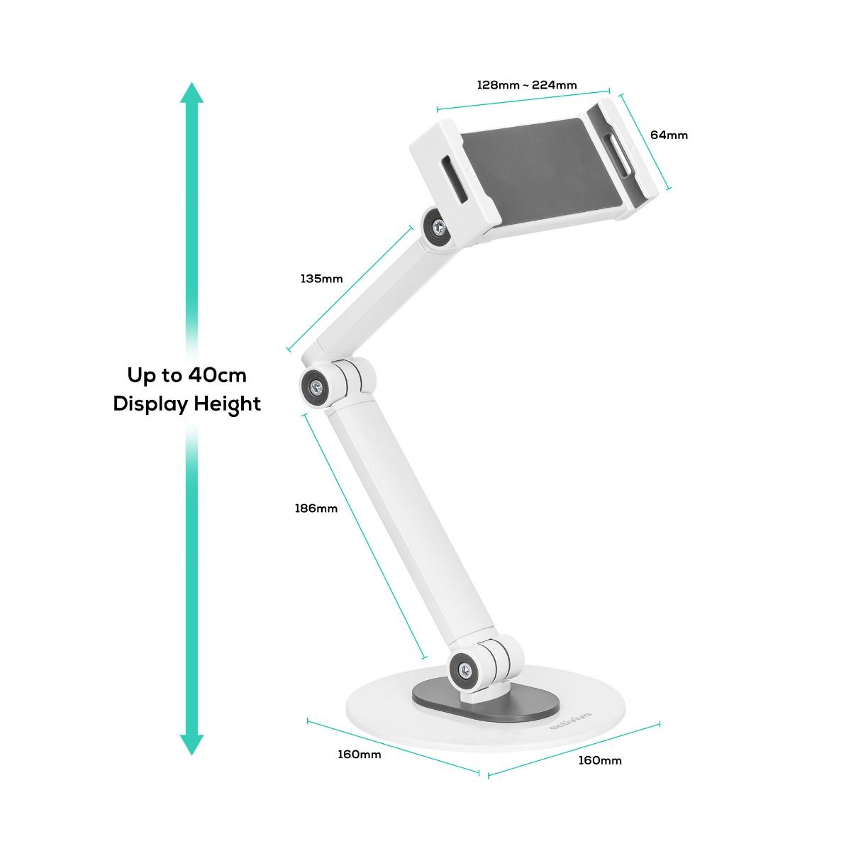 activiva Universal iPad & Tablet Tabletop Stand 4