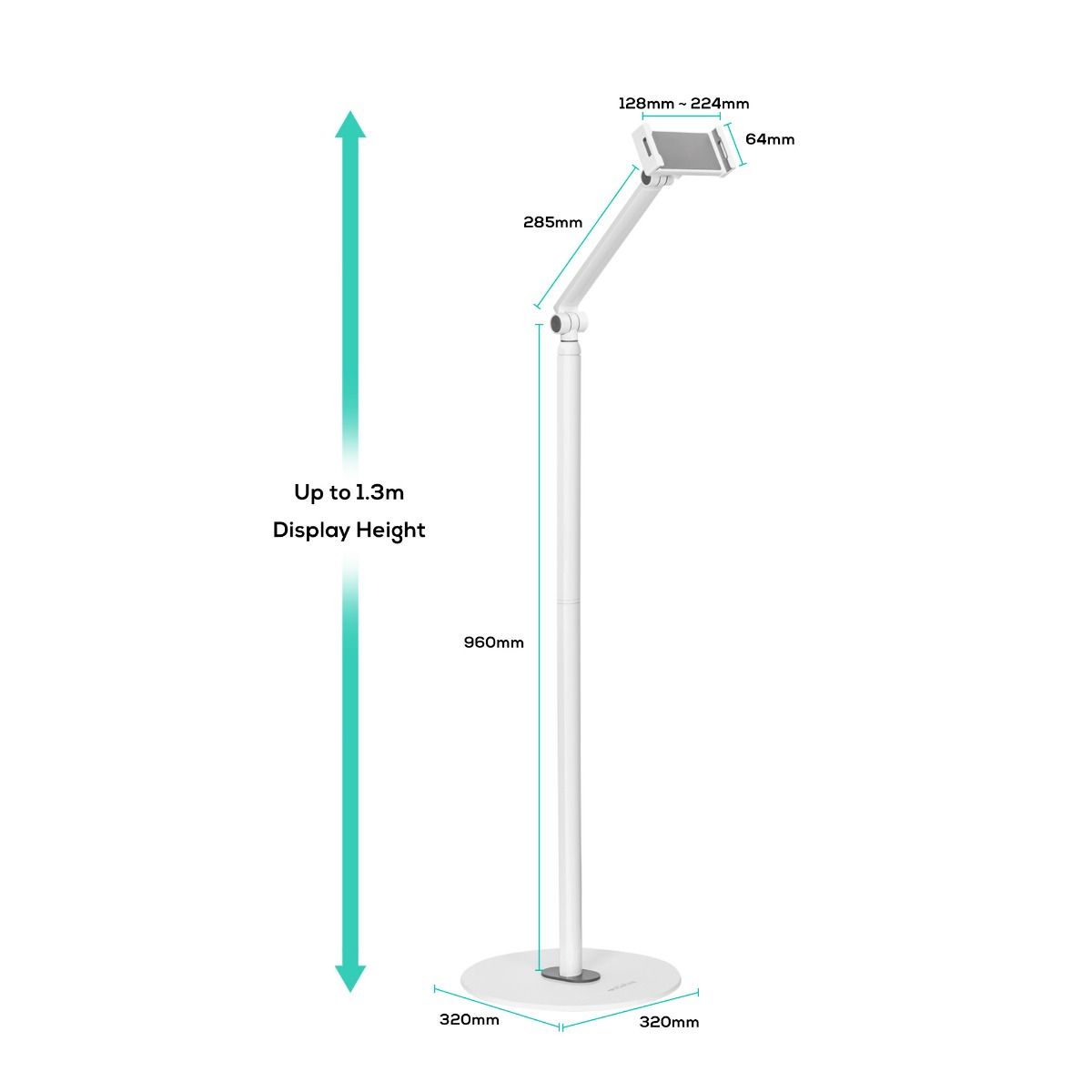 activiva Universal iPad & Tablet Floor Stand 5