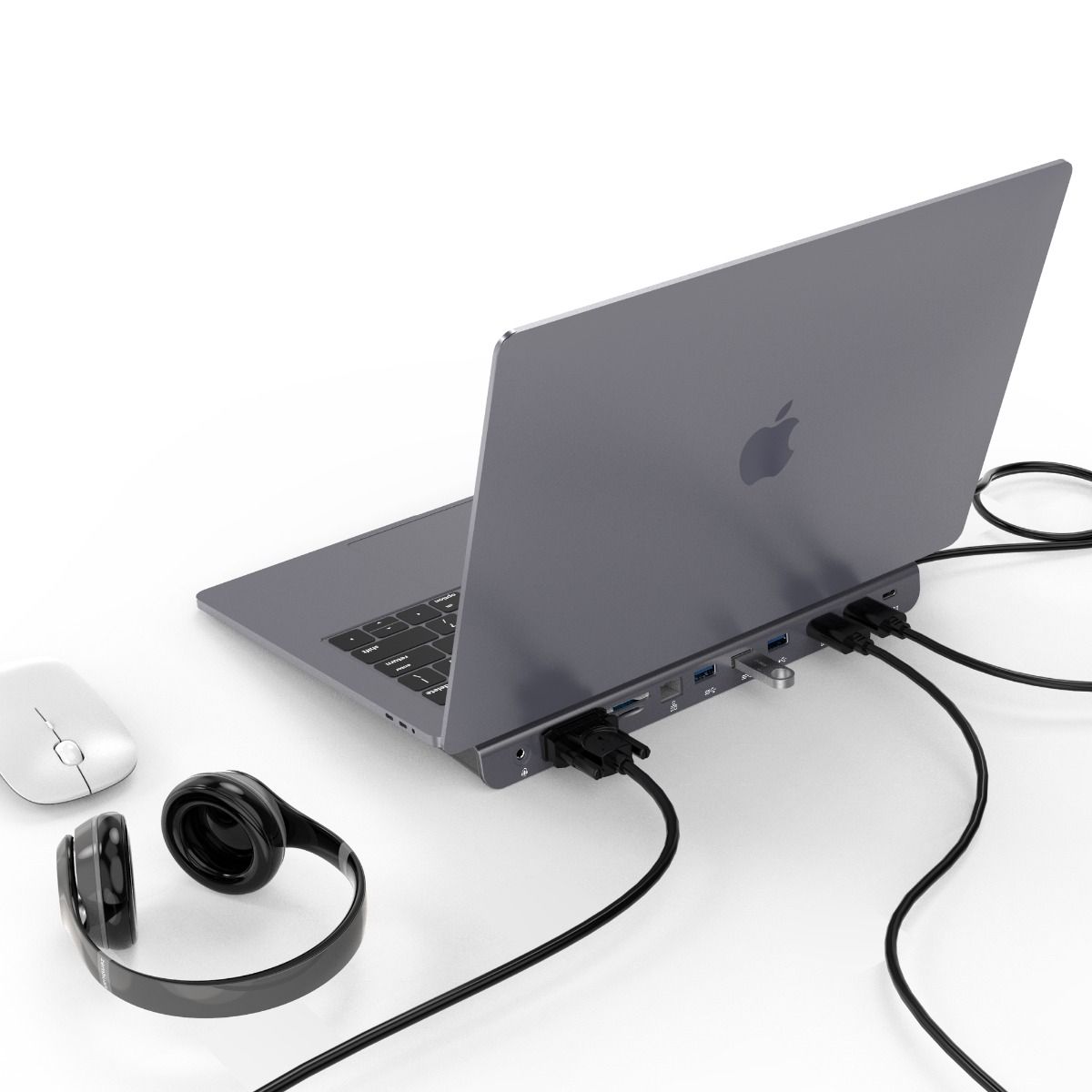 mbeat 11-in-1 Multiport USB-C Dock with HDMI, DisplayPort & VGA 4