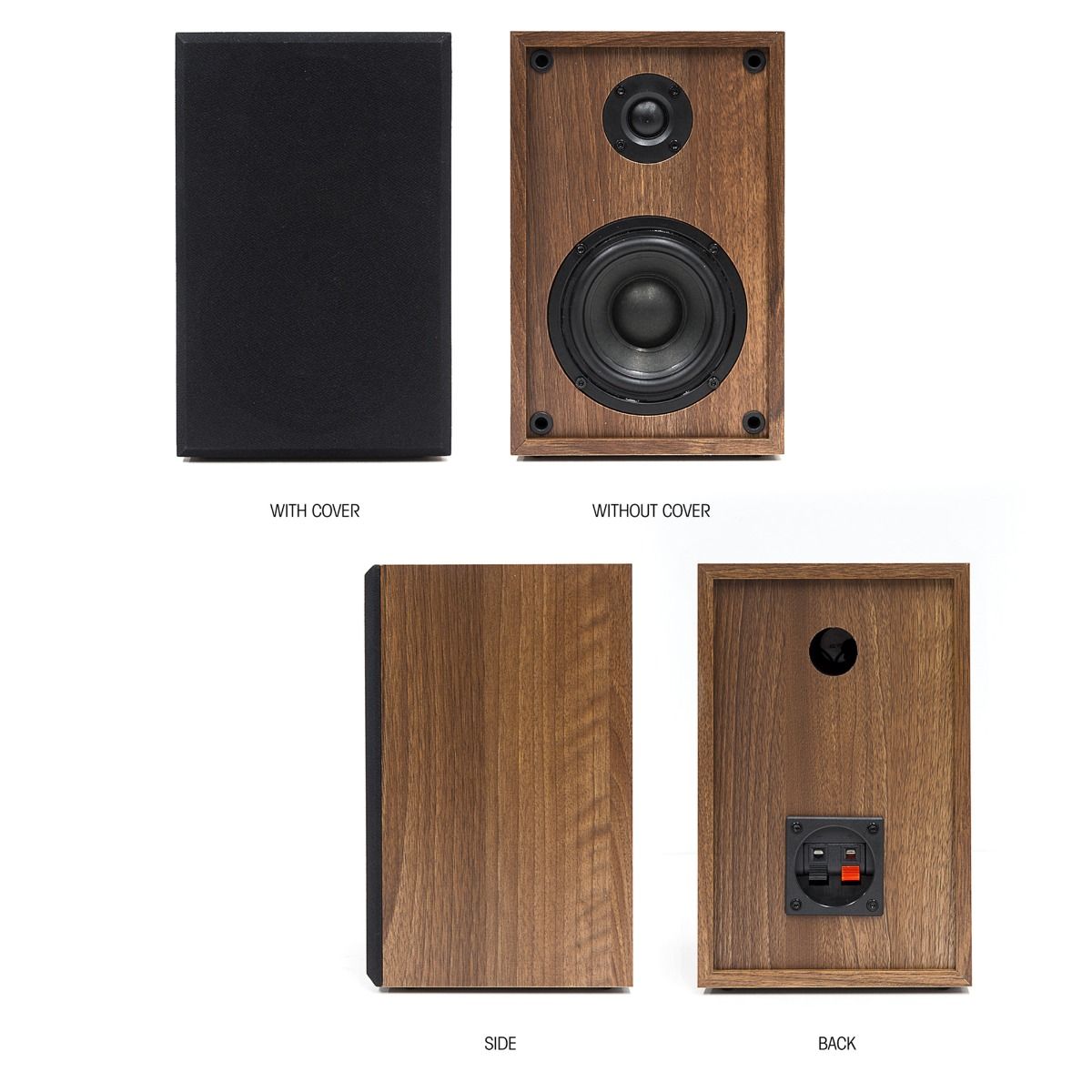 mbeat Hi-Fi Turntable with Bookshelf Speakers and Bluetooth Streaming 5