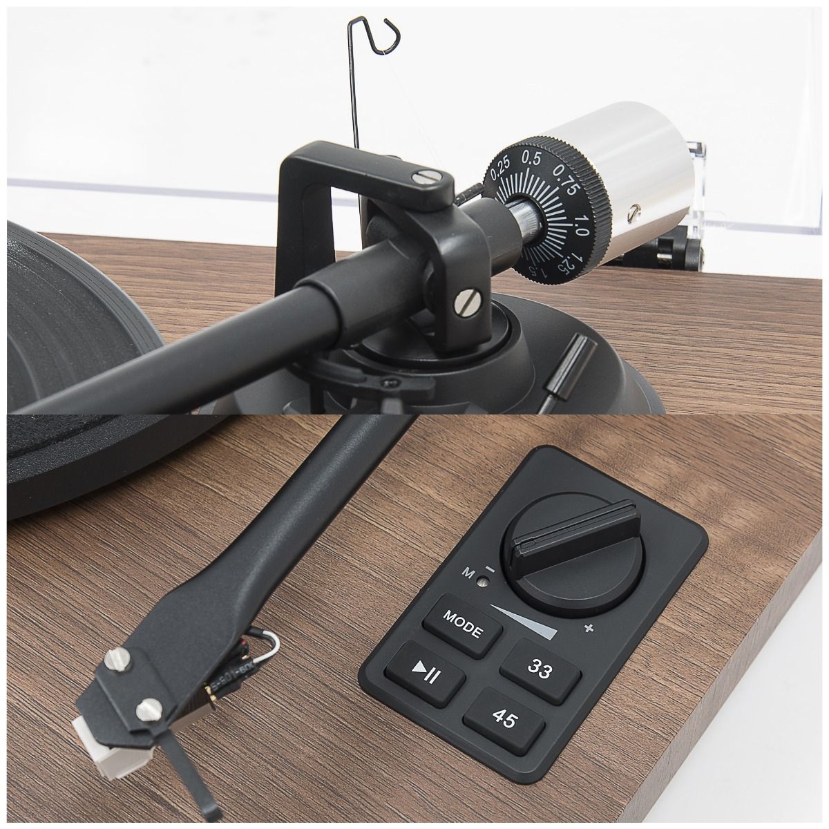 mbeat Hi-Fi Turntable with Bookshelf Speakers and Bluetooth Streaming 4
