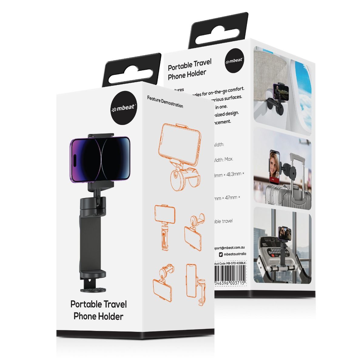 mbeat Portable Travel Phone Holder 6