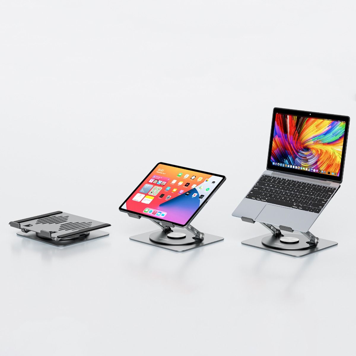 mbeat Stage S7 Rotating and Height-Adjustable Laptop Stand - Space Grey 5