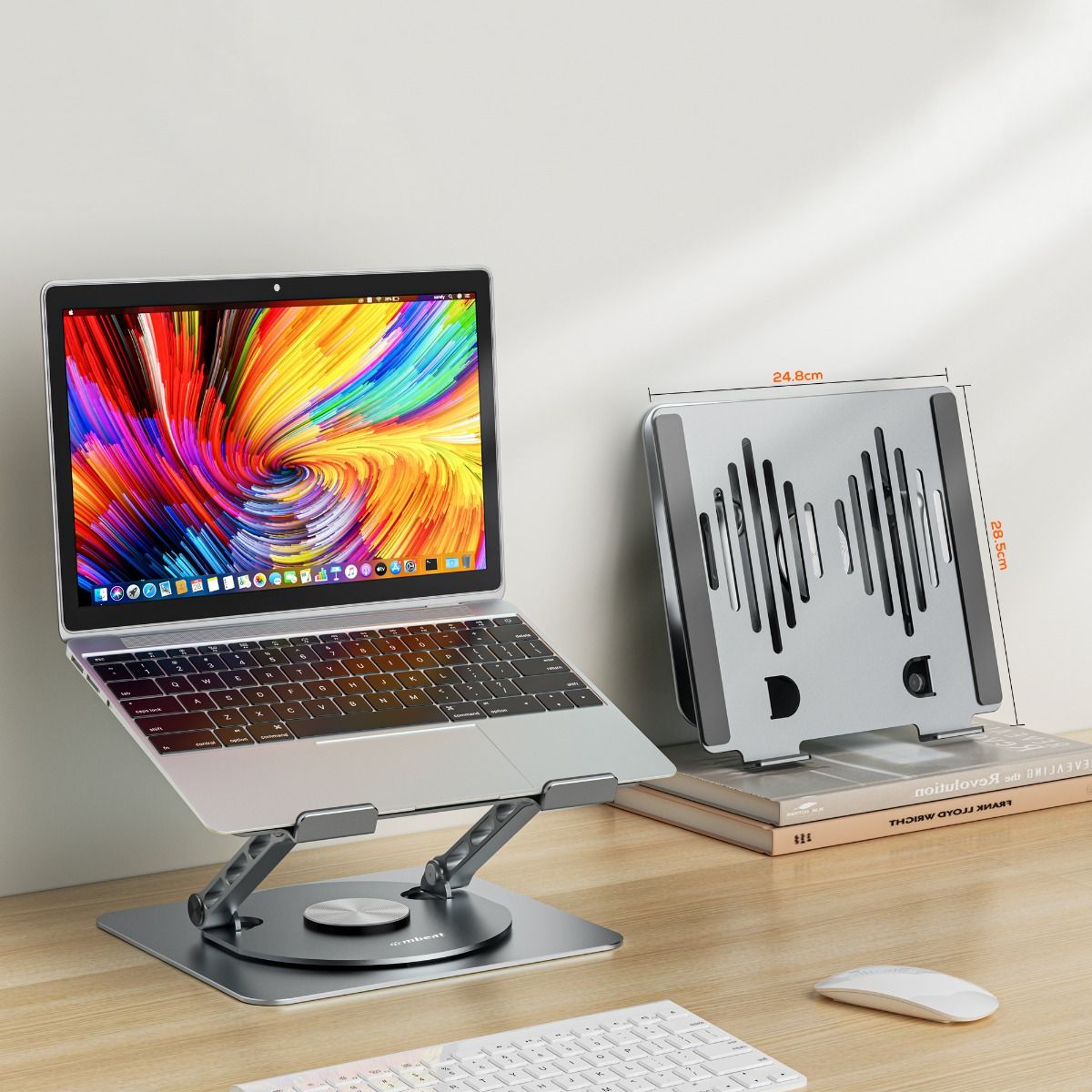 mbeat Stage S7 Rotating and Height-Adjustable Laptop Stand - Space Grey 6