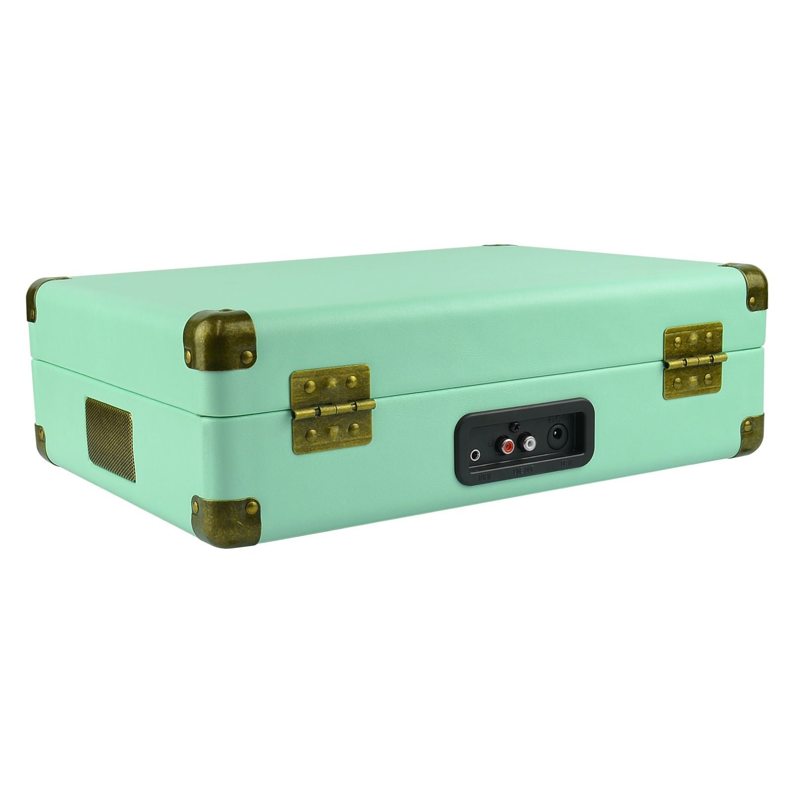mbeat Woodstock Tiffany Blue Retro Turntable 5