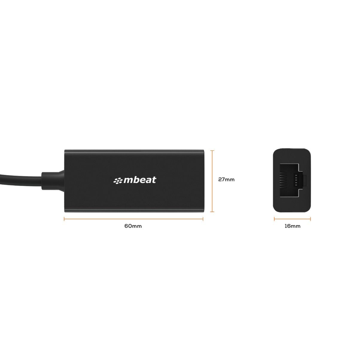mbeat USB 3.0 Gigabit LAN Ethernet Adapter - Black 7