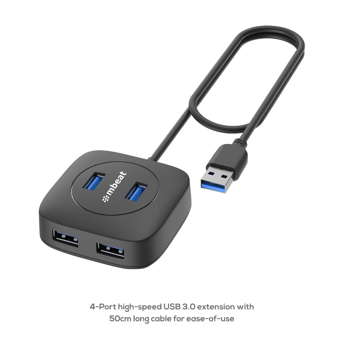 mbeat 4-Port USB 3.0 Hub 3