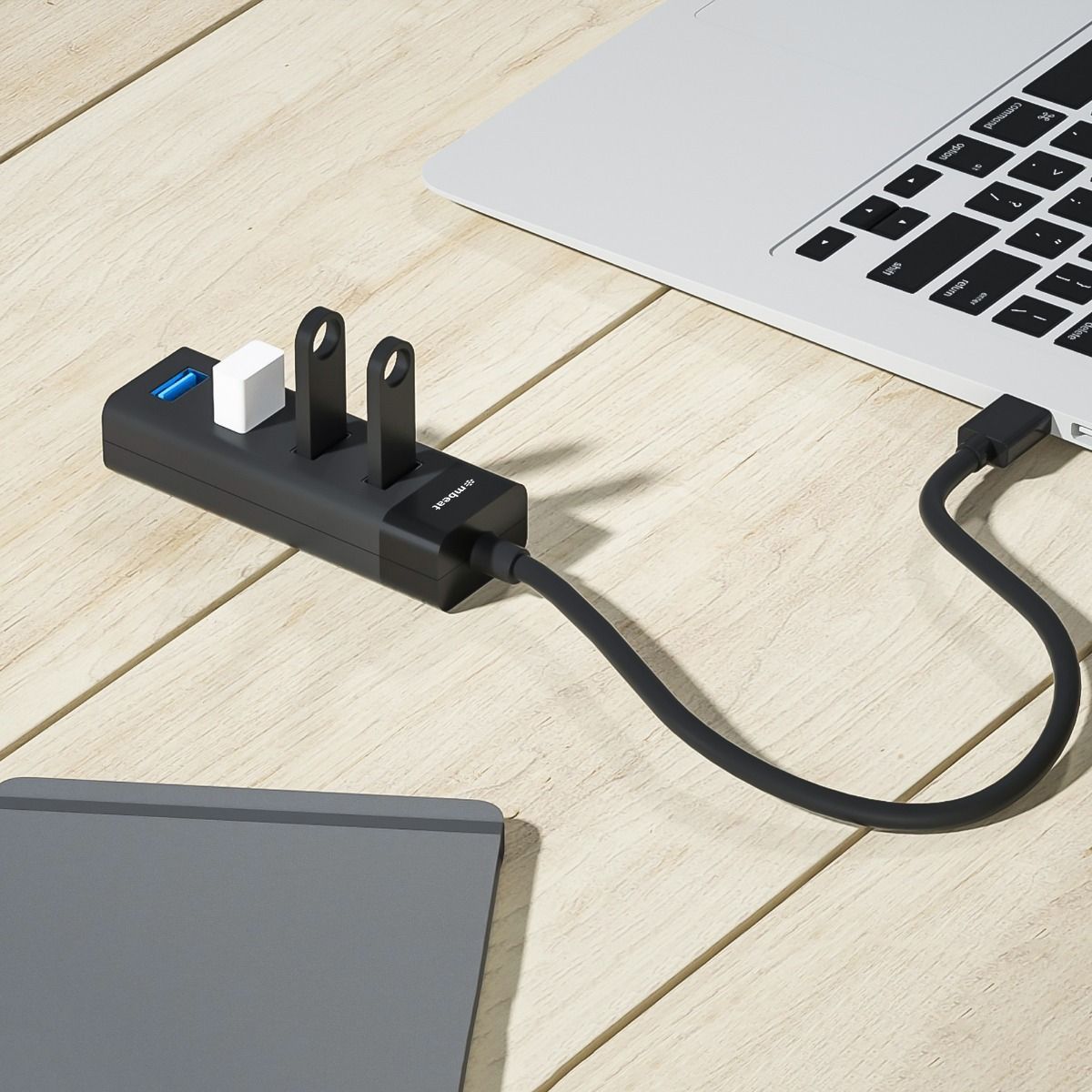 mbeat 4-Port USB 3.0 Hub - Black 4