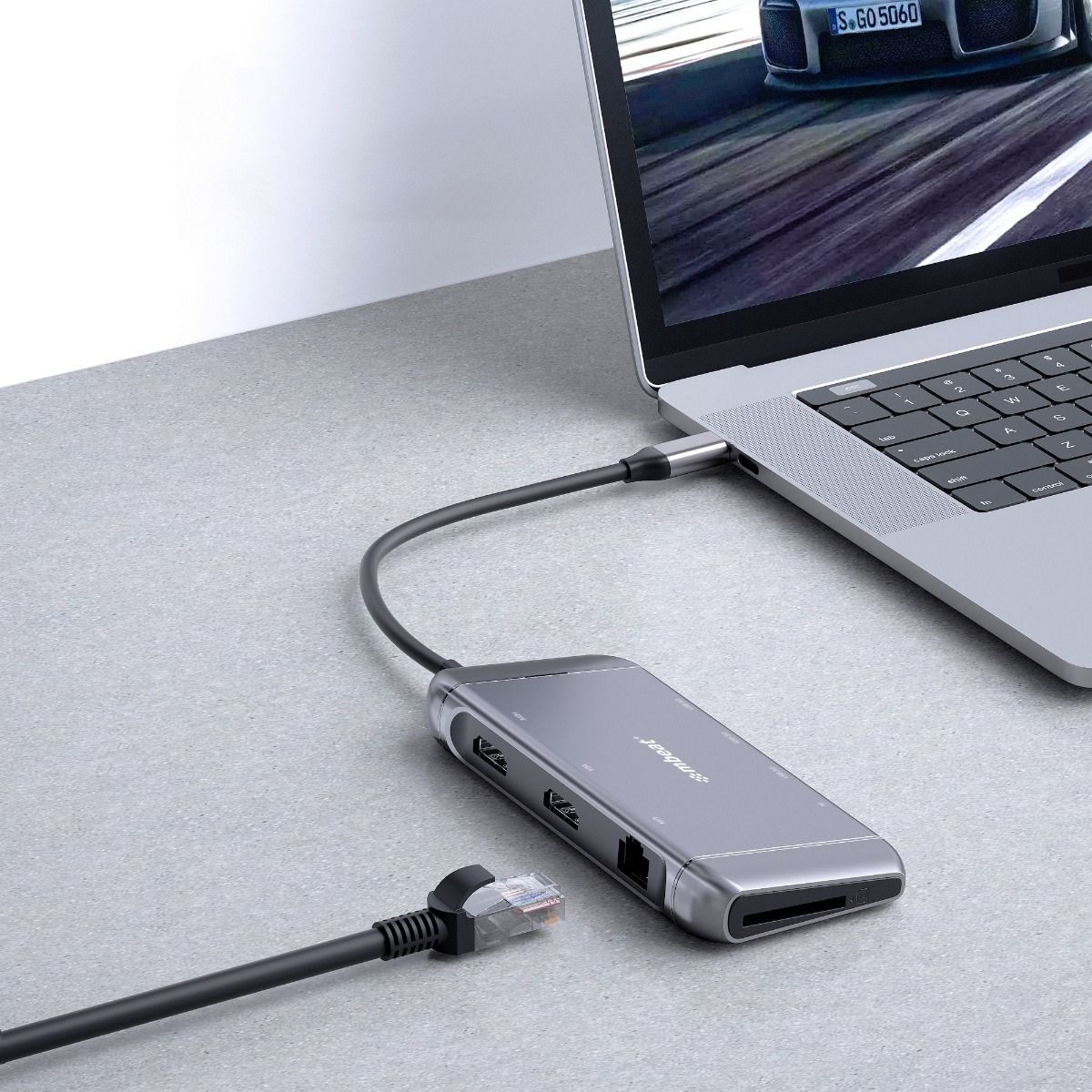 mbeat Elite X11 Dual HDMI USB-C Multifunction Docking Station 7
