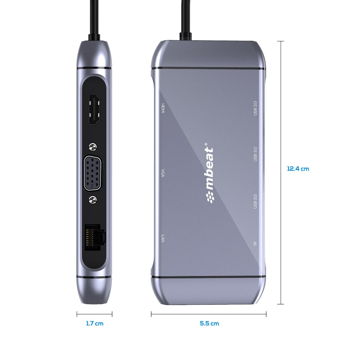 mbeat Elite X9 9-In-1 USB-C Docking Station 7
