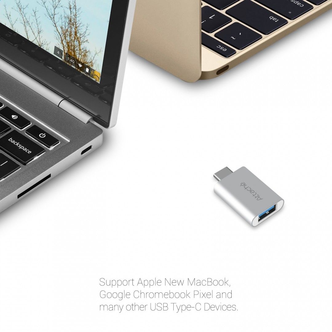 mbeat attache Aluminum USB 3.1/3.0 to USB Type C Adaptor 3