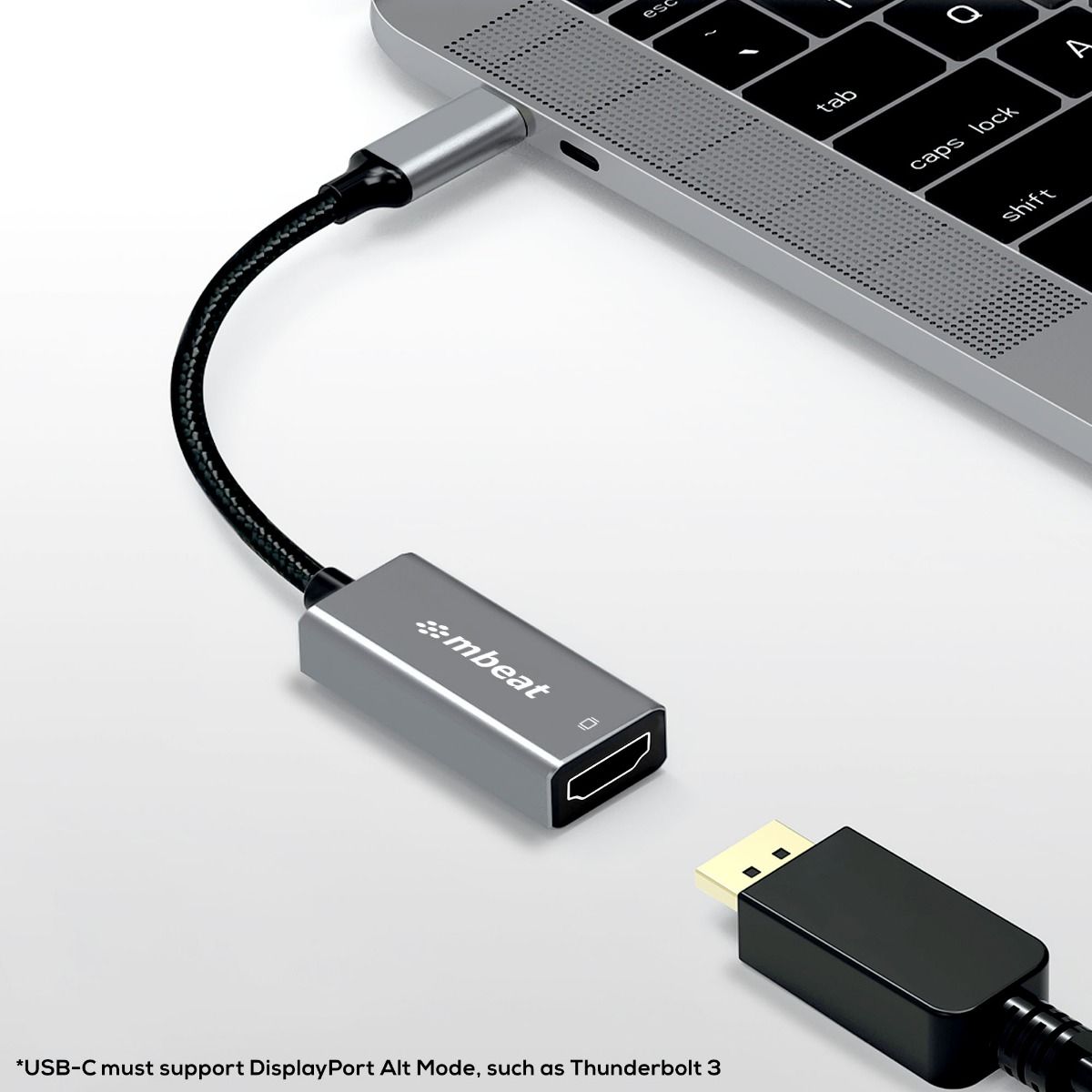 mbeat Elite USB-C to HDMI Adapter - Space Grey 3