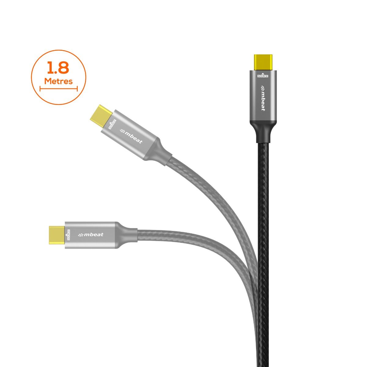 mbeat Tough Link 8K 1.8m USB-C to HDMI Cable 5