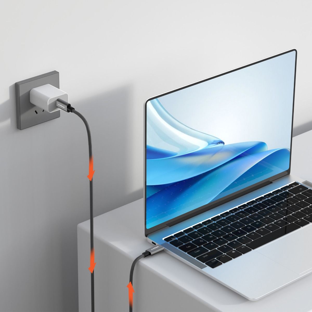 mbeat Tough Link 1.8m USB 3.2 Gen2 USB-C Cable - Space Grey 3