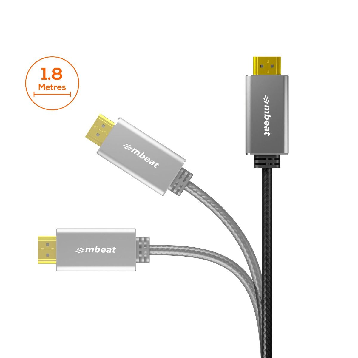 mbeat Tough Link 1.8m HDMI to DVI Cable 4