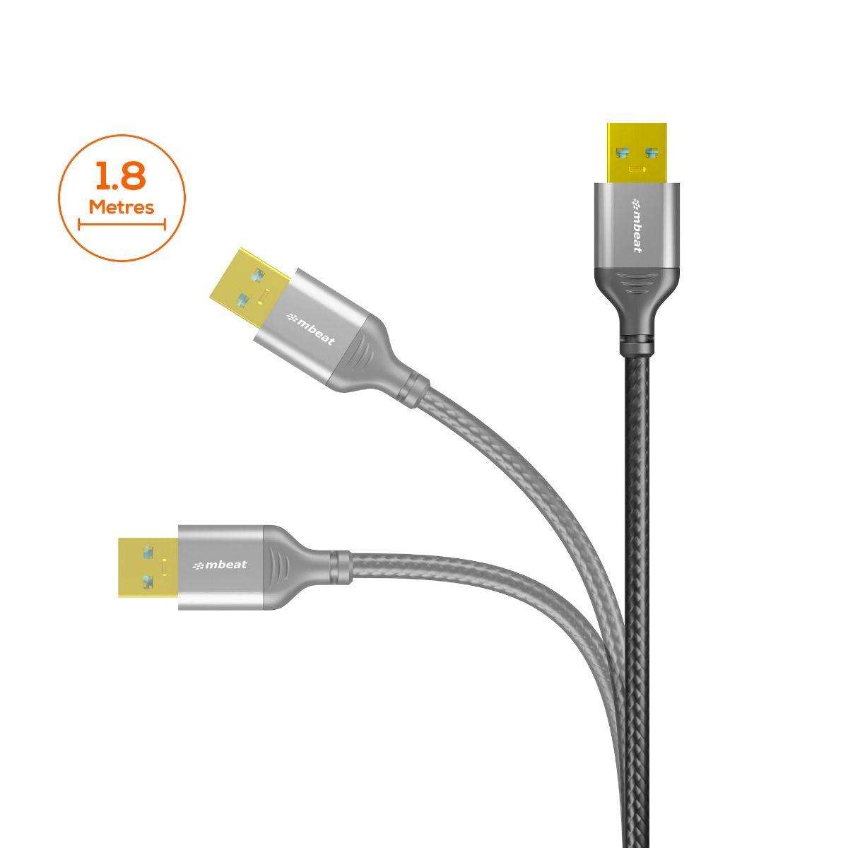 mbeat Tough Link 1.8m USB 3.0 to USB 3.0 Extension Cable 4