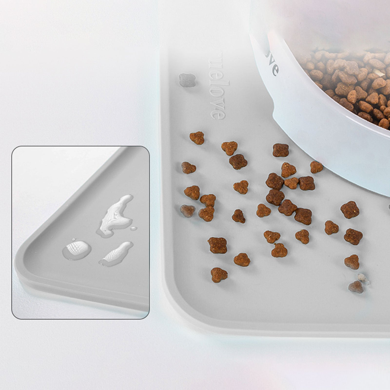 Silicone waterproof mat - glacier grey 5